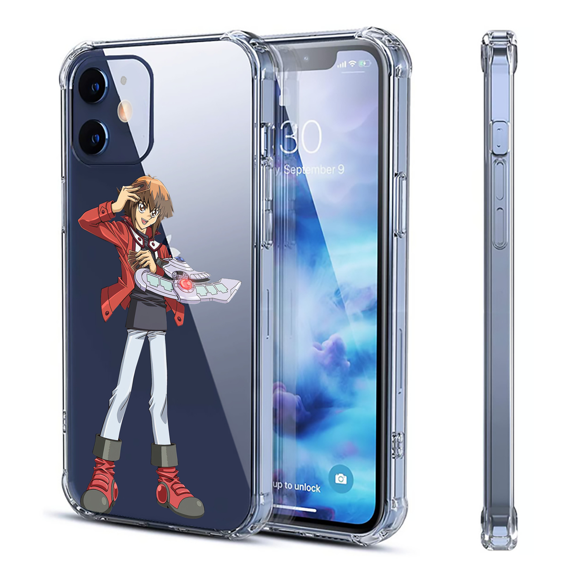 （画像用） 遊☆戯☆王 Yu-Gi-Oh! 【iPhone 12シリーズ対応】透明スマホケース（クリアソフトケース）